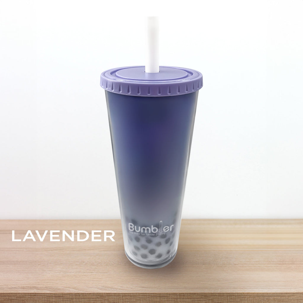 BPA-Free Reusable Plastic Boba Cup | Bumbler - Taro Lavender – Bumbler ...